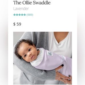 Lavender Ollie World Swaddle